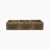 Discount 3 Part Organizer Faux Drawers Garden Accessories