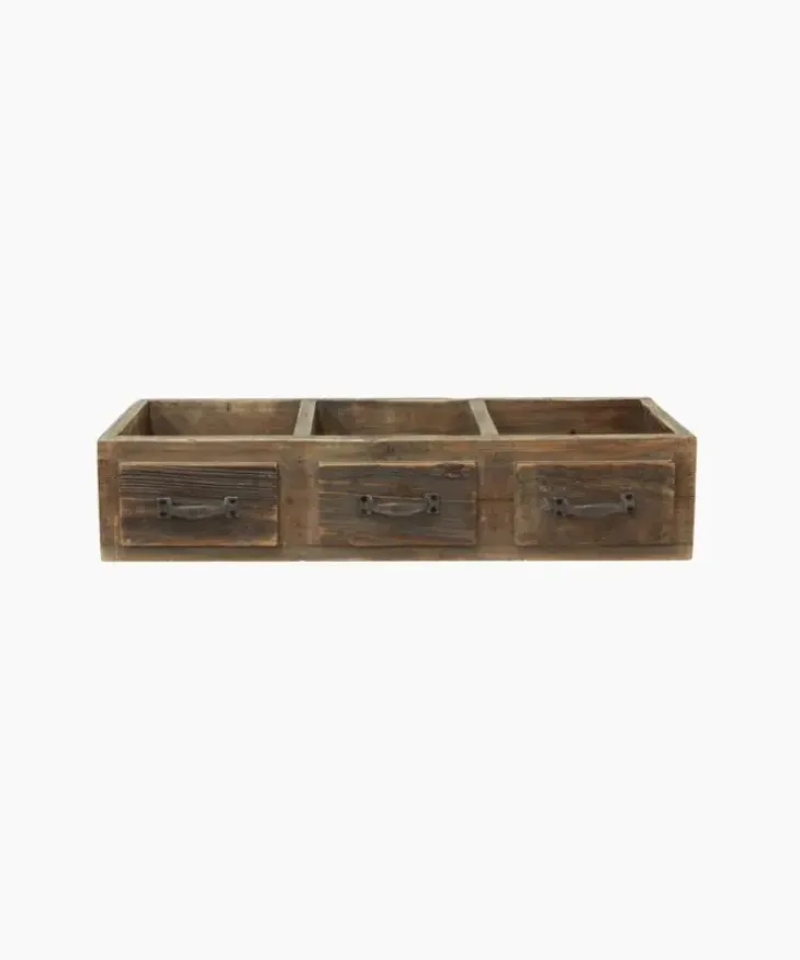 Discount 3 Part Organizer Faux Drawers Garden Accessories
