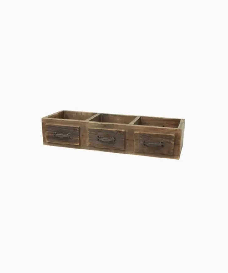 Discount 3 Part Organizer Faux Drawers Garden Accessories