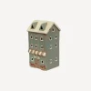 Clearance Alsace Flower Shop Tea Light Blue Tealight Houses