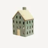 New Alsace Tealight Chalet Blue Tealight Houses