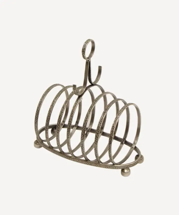 Outlet Antique Silver Toast Rack Kitchen & Dining Accessories