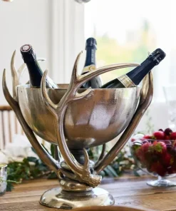 Online Antler Bowl Silver Champagne & Ice Buckets