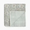 Discount Athena Handblock Blue/Natural Coverlet Large Bed Linen