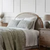 Sale Athena Handblock Blue/Natural Coverlet Small Bed Linen