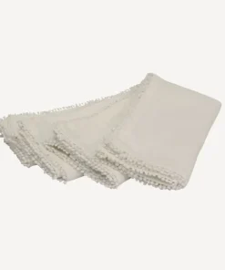 Clearance Bauble Napkin White Tablecloths & Napkins