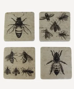 Clearance Bee Coasters (4PC) Placemats & Coasters