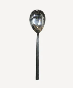 Discount Black Handle Serving Spoon Medium Cutlery & Utensils