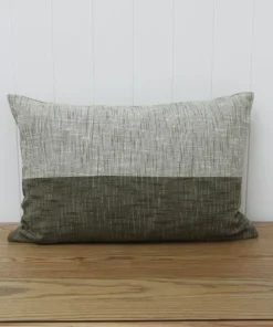 Outlet Block Velvet Back Cushion Cover 60x40cm Cushions