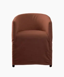 New Blythe Slip Cover Tub Chair Rust Chairs – Dining