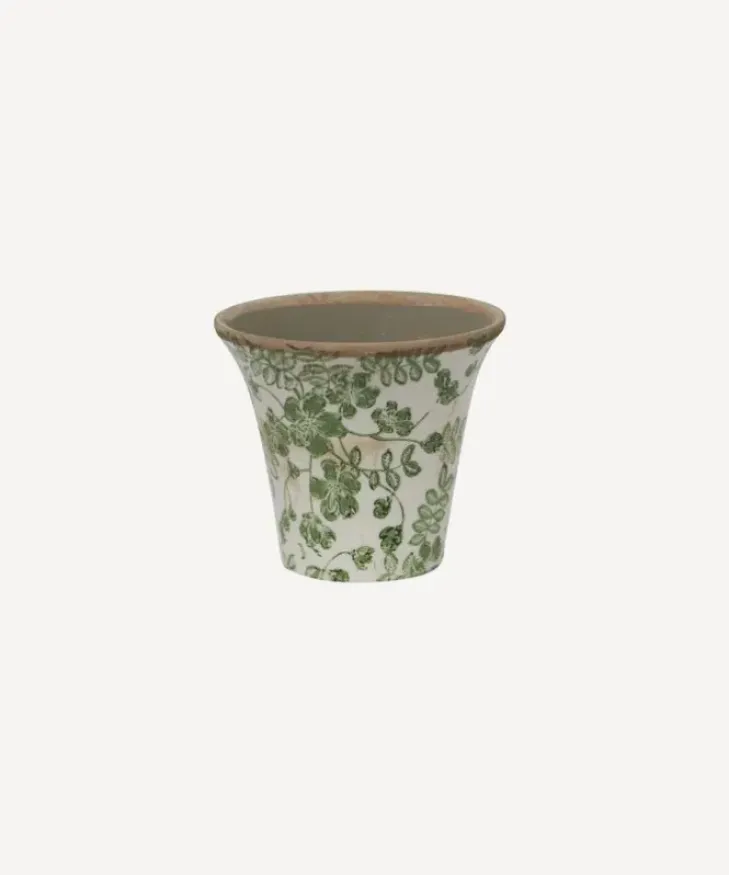 Outlet Botanical Fluted Pot Small Urns, Vases & Planters