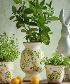 Sale Botanical Lemon Urn Urns, Vases & Planters