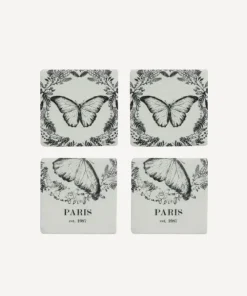 Hot Butterfly Coasters (4PC) Placemats & Coasters