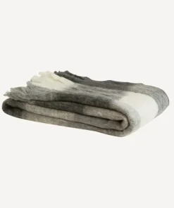 Clearance Checkered Black & White Throw Throws & Blankets