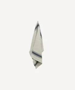 New Classic Stripe Tea Towel Natural & Navy Tea Towels