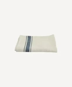 New Classic Stripe Tea Towel Natural & Navy Tea Towels