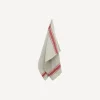 Discount Classic Stripe Tea Towel Natural & Red Tea Towels