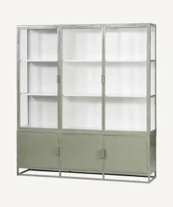 Hot Cole Display Cabinet Triple Olive Shelving & Cabinets