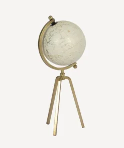 Discount Cream Gold Globe Large Decorative Objects