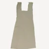 Hot Cross Back Apron Natural Stonewashed Linen Aprons