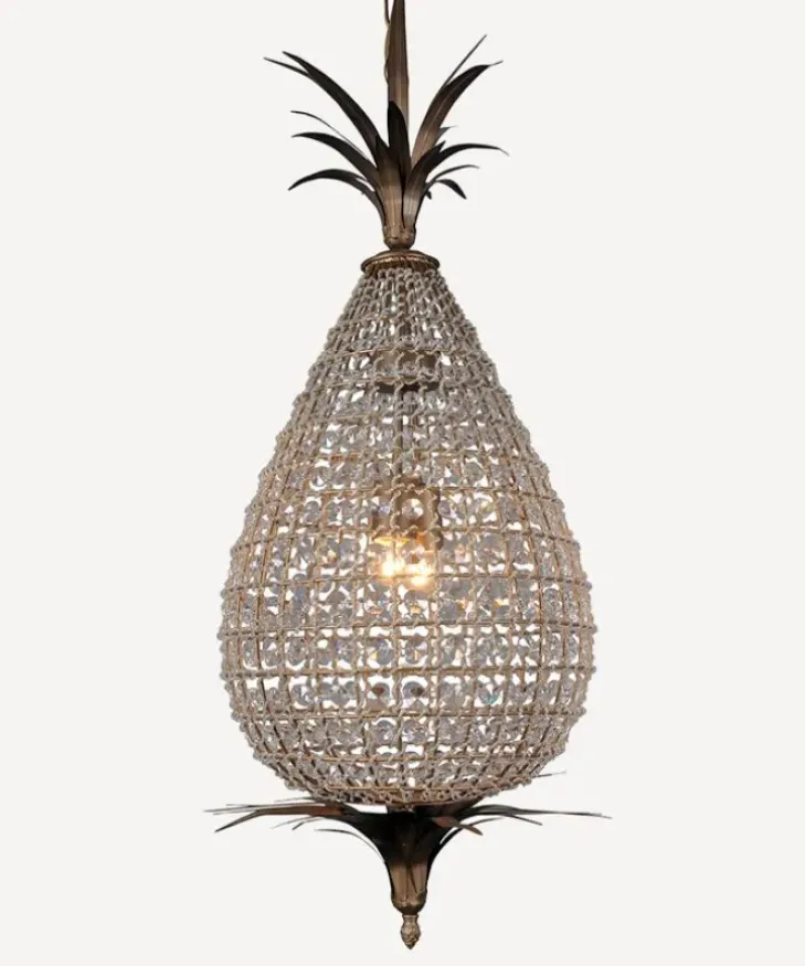 Clearance Crystal Large Pineapple Chandelier Chandeliers & Hanging Lights