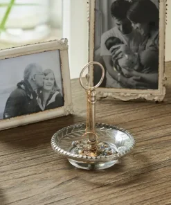 Online Cut Glass Ring Dish with Handle Dressing Table Accessories