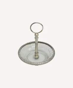 Online Cut Glass Ring Dish with Handle Dressing Table Accessories