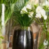 Hot Dappled Clear Vase Urns, Vases & Planters