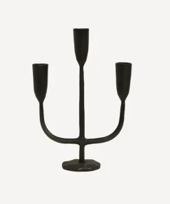 Discount Dax 3 Light Black Candlestand Candleholders & Hurricanes