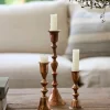 Fashion Diamond Candleholder Medium Candleholders & Hurricanes