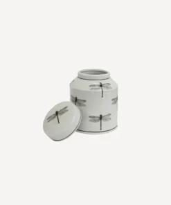Hot Dragonfly Round Lidded Jar Dressing Table Accessories