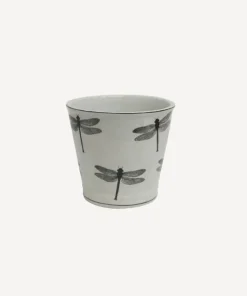 Clearance Dragonfly Round Planter Urns, Vases & Planters