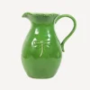 Best Dragonfly Stoneware Green Jug Small Dinnerware