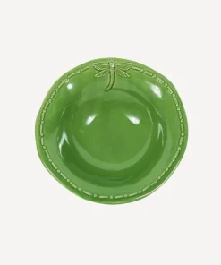 Hot Dragonfly Stoneware Green Cereal Bowl Dinnerware