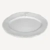 New Dragonfly Stoneware White Oval Platter Small Dinnerware