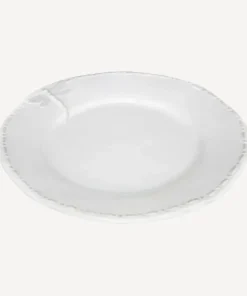 Outlet Dragonfly Stoneware White Dinner Plate Dinnerware