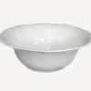 Fashion Dragonfly Stoneware White Salad Bowl Large Dinnerware