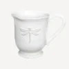 Best Dragonfly Stoneware White Mug Dinnerware