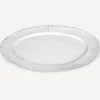 New Dragonfly Stoneware White Oval Platter Large Dinnerware