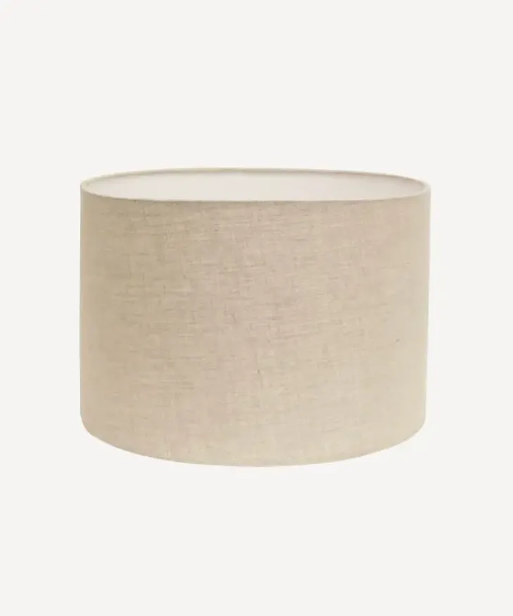 Discount Drum Linen Shade Natural 28cm Lampshades