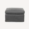 Clearance Dume Ottoman Graphite Cotton Sofas & Daybeds