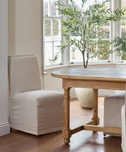 Hot Ellie Slip Cover Dining Chair Natural Chairs – Dining