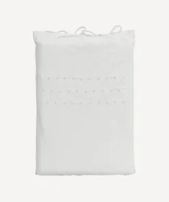 New Embelli King Flat Sheet with Dots Bed Linen
