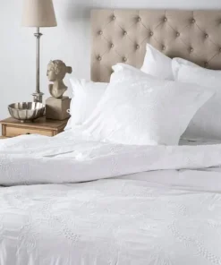 New Embelli Queen Embroidered Duvet Cover Bed Linen