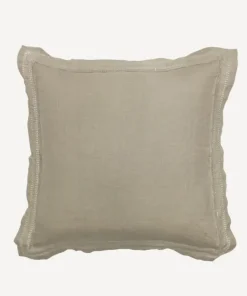 Sale Emilie Linen Euro Pillow Cover Sand (2PC) Bed Linen