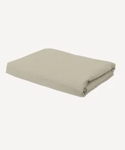 Fashion Emilie Linen Fitted Sheet Super King Sand Bed Linen