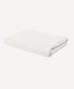 Best Emilie Linen Fitted Sheet Super King Ecru Bed Linen