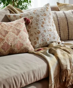 Best Faded Filagree Print Cushion Cover Cushions