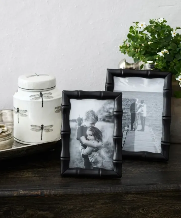 Outlet Faux Bamboo Black Photo Frame 5x7" Photoframes