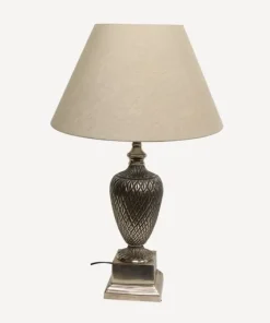 Online Finial Antique Silver Lampbase Lampbases
